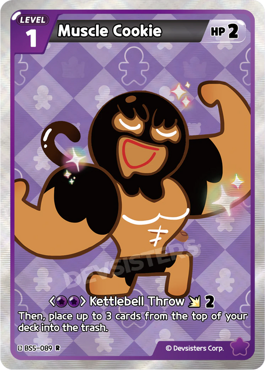 Muscle Cookie BS5_089 Purple Rare