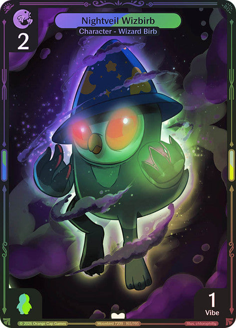Vibes: Birb & Pengu: Nightveil Wizbirb #166 Birb Foil