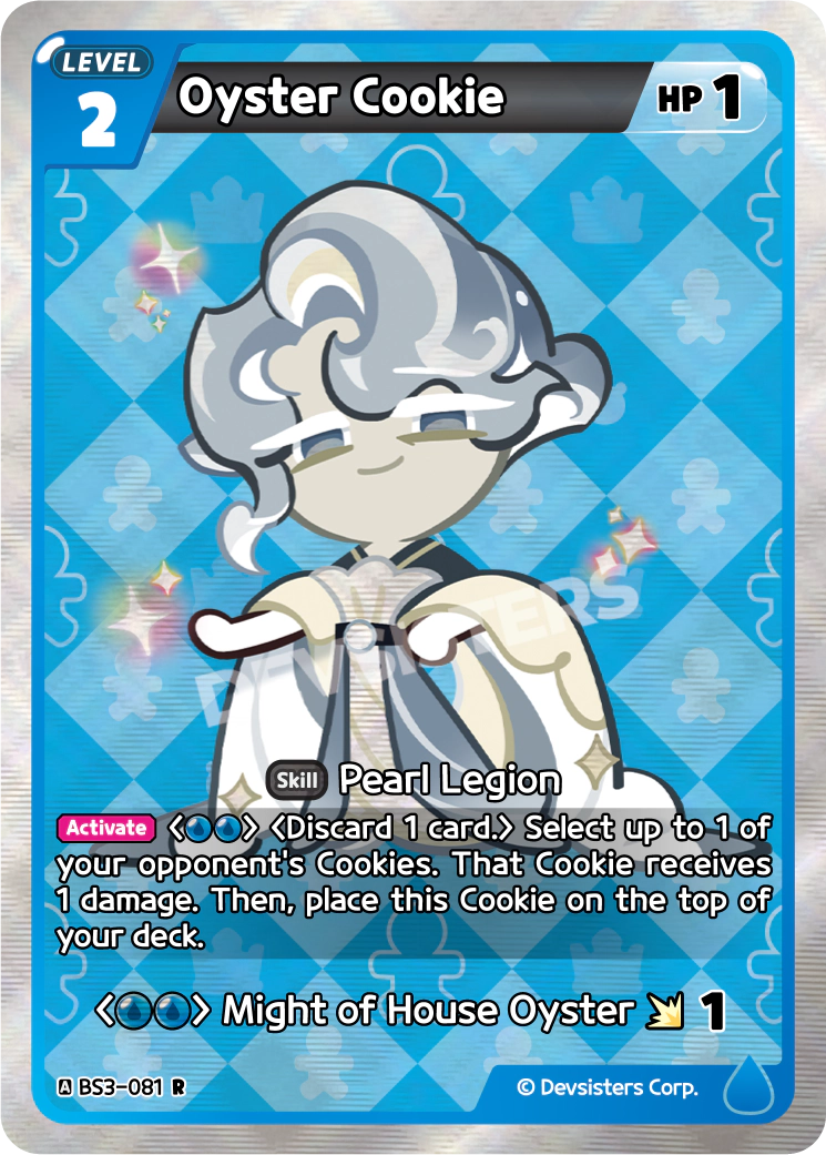 Oyster Cookie BS3-081 Rare