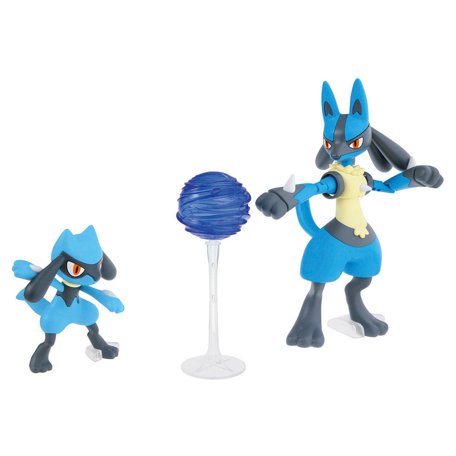 Pokemon Model Kit RIOLU & LUCARIO