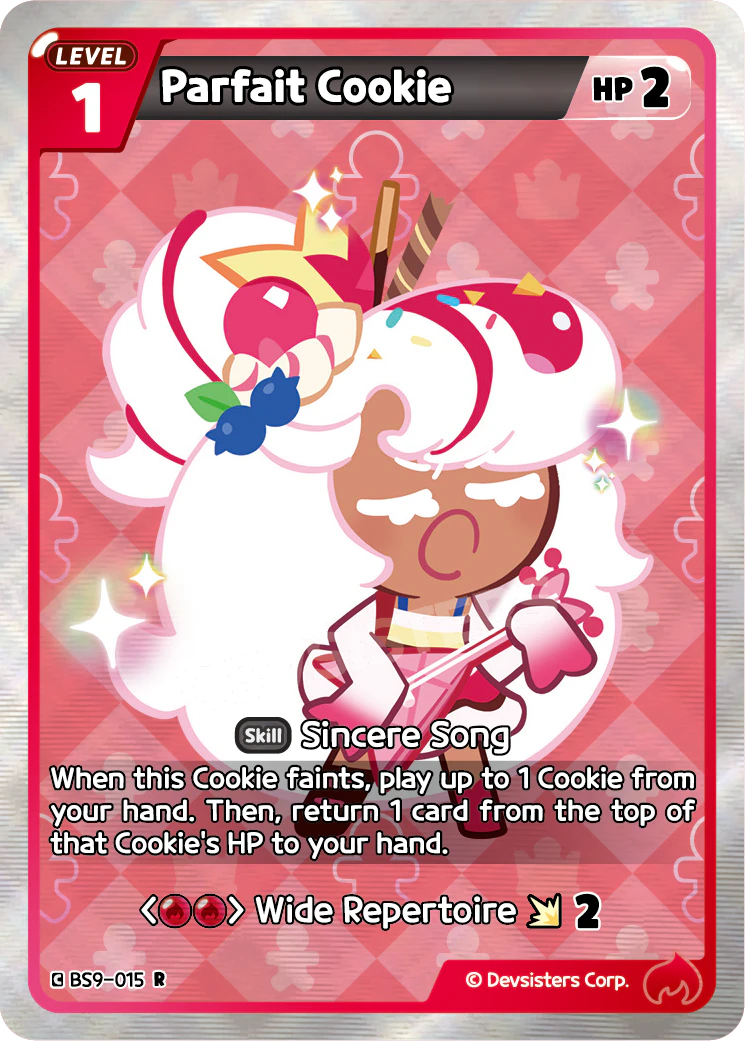 Parfait Cookie BS9-015 RARE