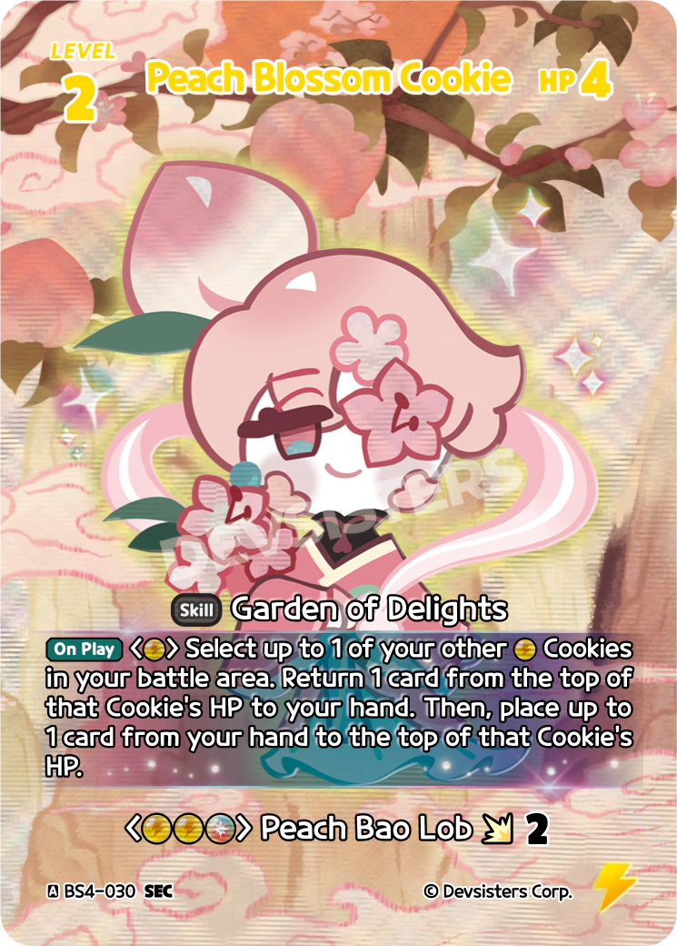 Peach Blossom Cookie BS4-030 SEC