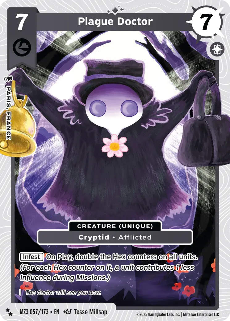 Plague Doctor MZ3_057 Super Rare