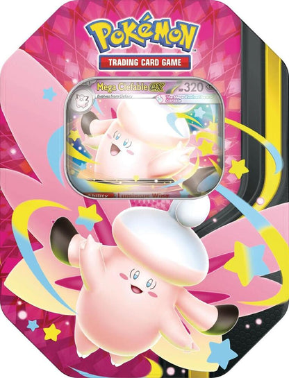 Pokemon Mega Moonlit Tin Mega Clefable(Limit 1 per client)