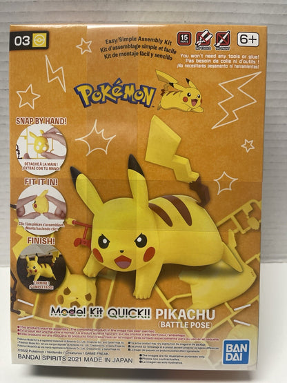 Pokemon Model Kit Quick Pikachu