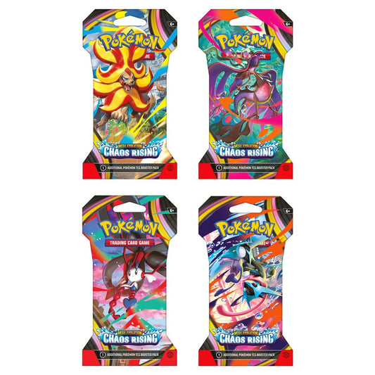 Pokmon TCG Mega Evolution 4 Chaos Rising Sleeved Booster (Limit 5 per client)