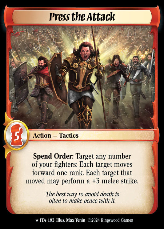 Press the Attack ITA-193 Rare