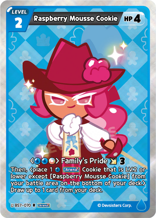 Raspberry Mousse Cookie BS7_070 Blue Mix Rare