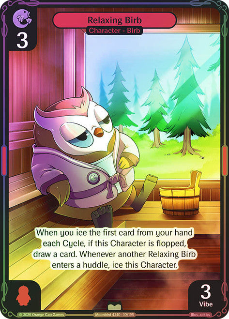 Relaxing Birb #010 Uncommon Foil