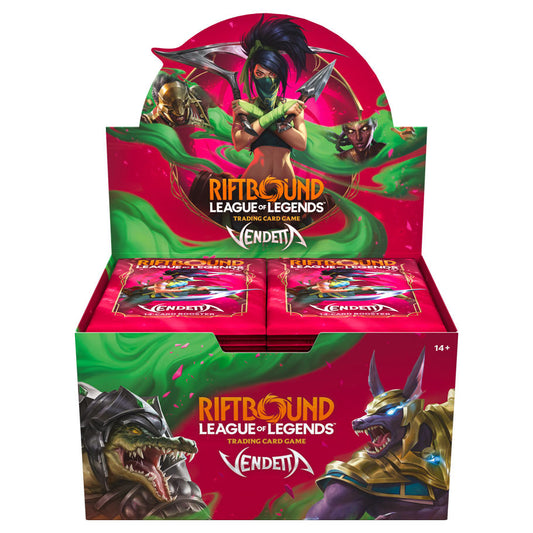 Riftbound: League of Legends TCG: Vendetta: Booster Box (Limit 2 per client/household)