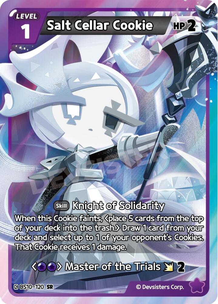 Salt Cellar Cookie BS10-120 - The Dark Enchantress War (BS10-BS11) Purple