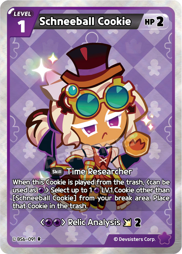 Schneeball Cookie BS6_091 Purple Rare