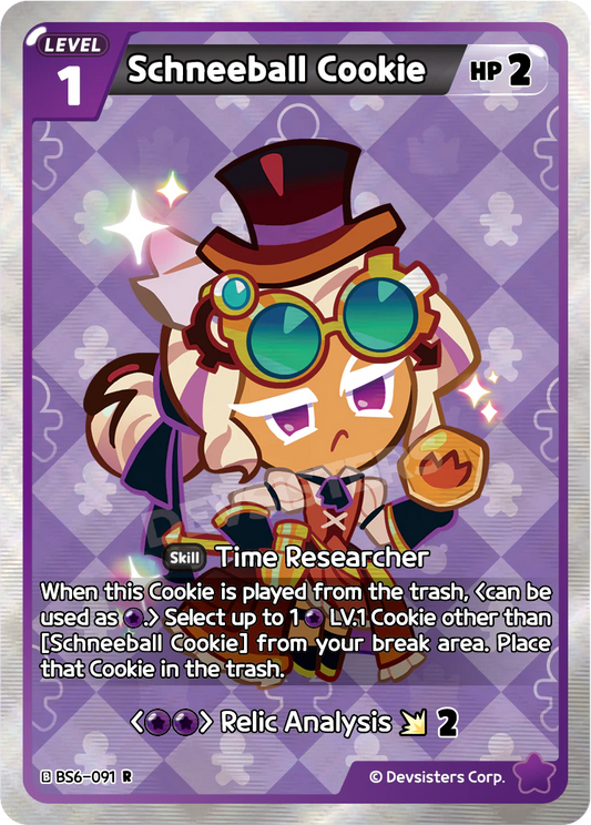 Schneeball Cookie BS6_091 Purple Rare