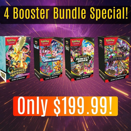 4 Booster Bundle Pack Special!