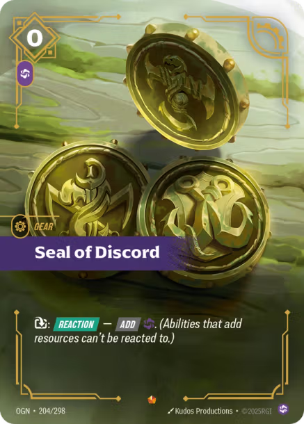 Seal of Discord OGN 204-298 Epic