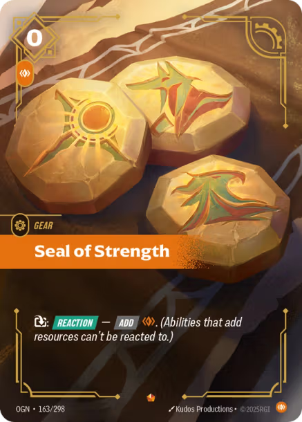 Seal of Strength OGN 163-298 Epic