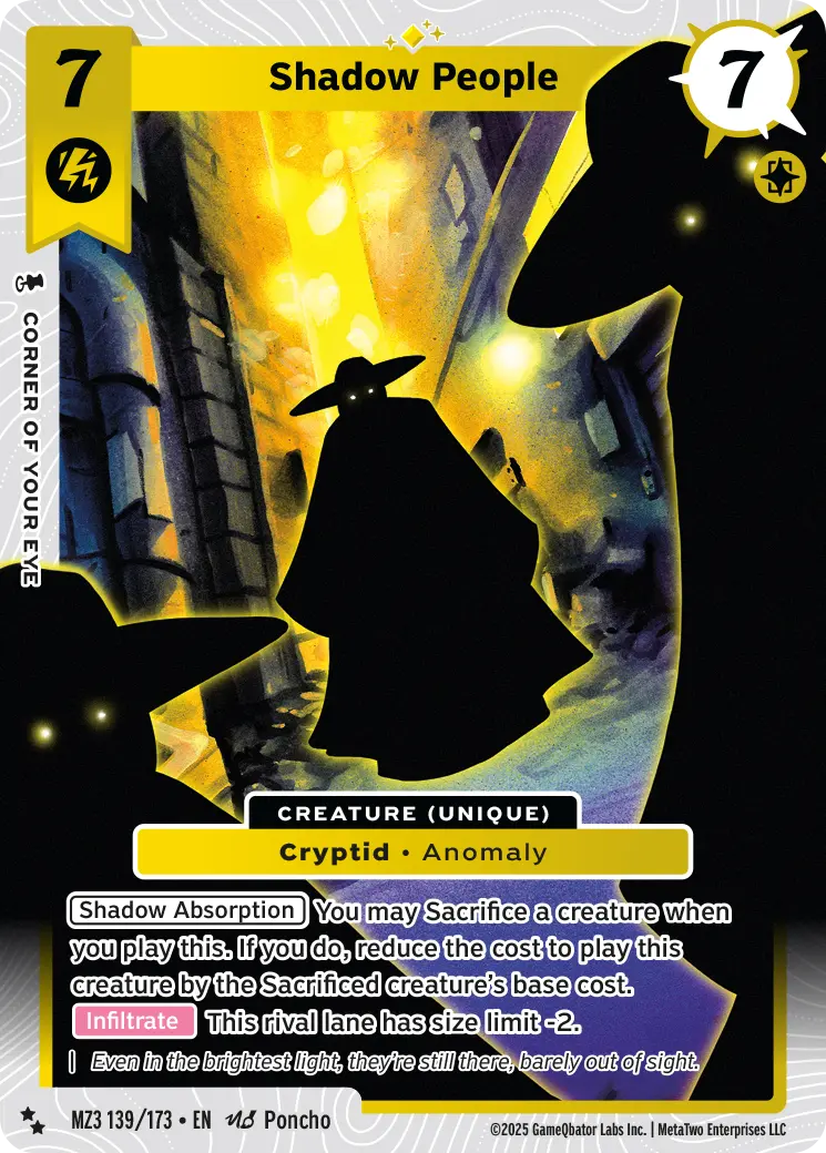 Shadow People MZ3_139 Super Rare