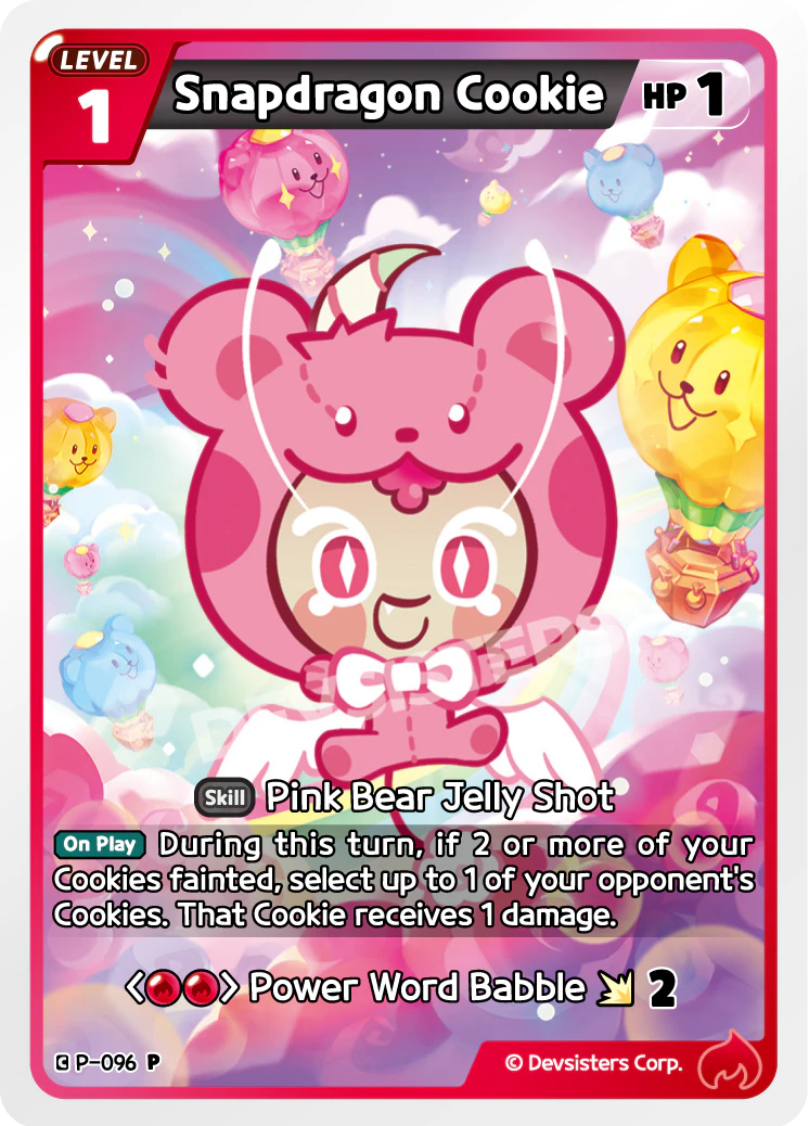 Snapdragon Cookie P-096 PROMO (RED)