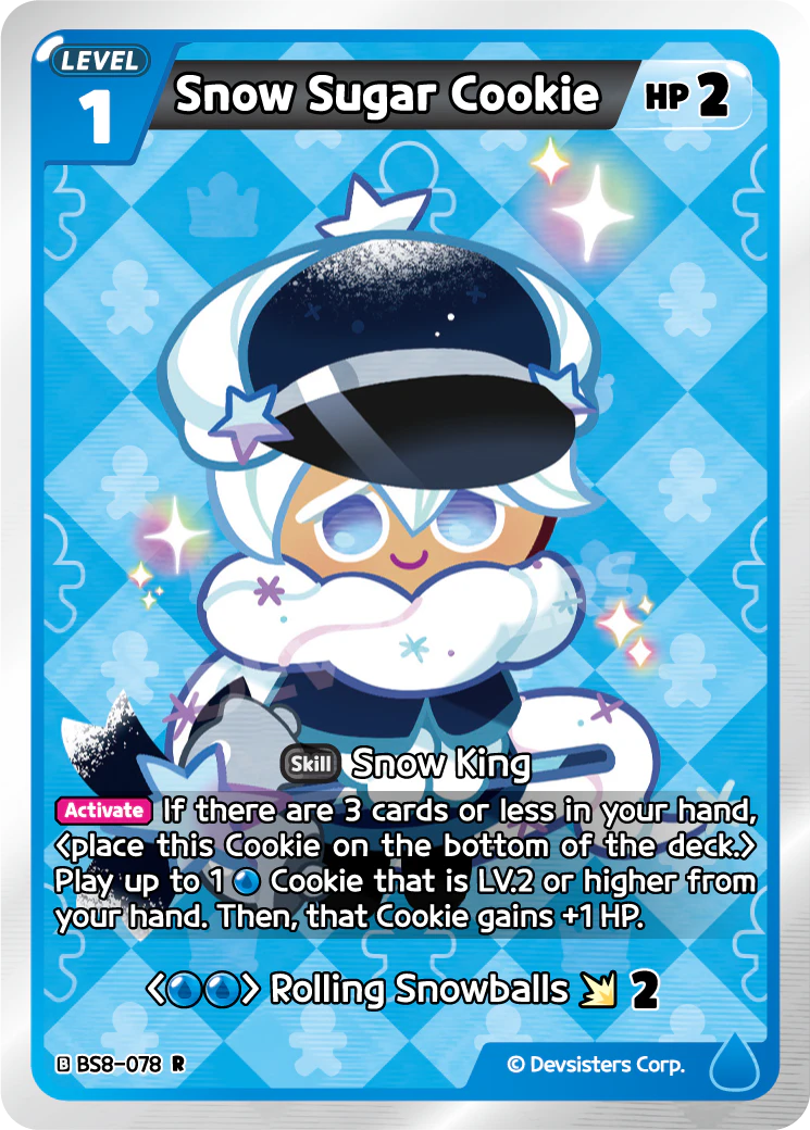 Snow Sugar Cookie BS8-078 RARE