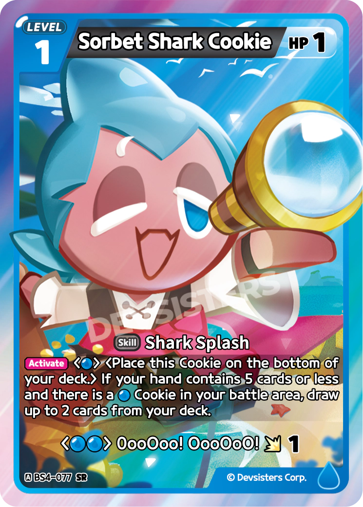 Sorbet Shark Cookie BS4-077 SR