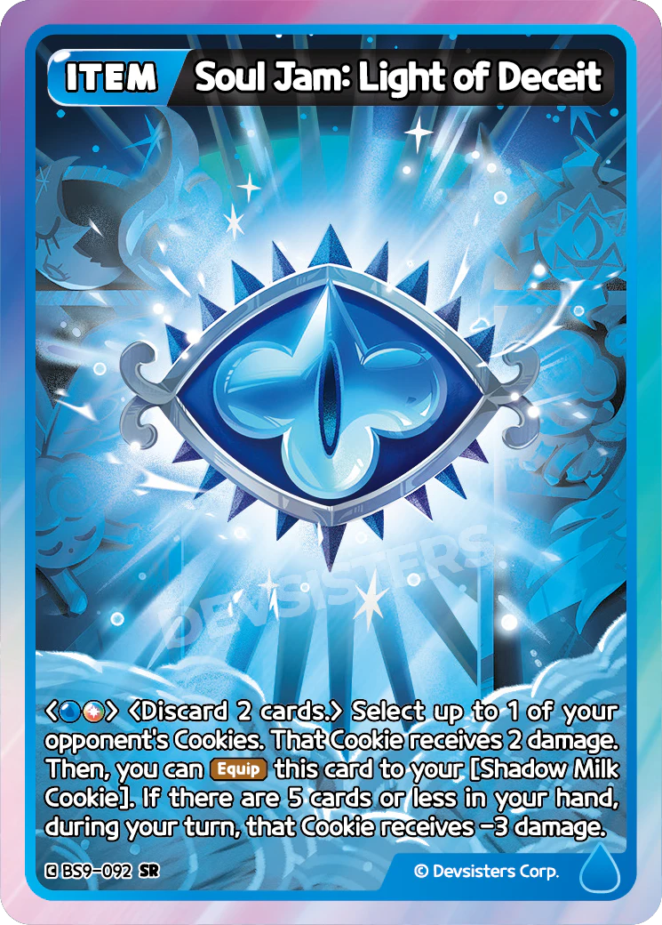 Soul Jam: Light of Deceit BS9-092 SUPER RARE (BLUE)