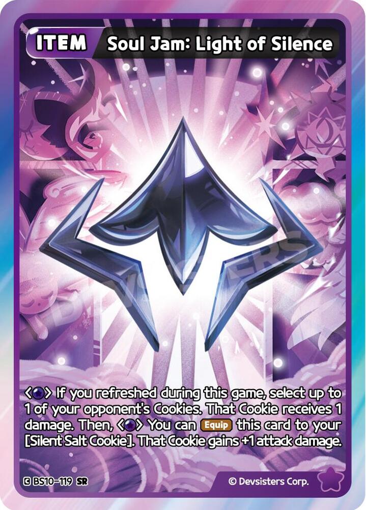 Soul Jam: Light of Silence BS10-119- The Dark Enchantress War (BS10-BS11) Purple