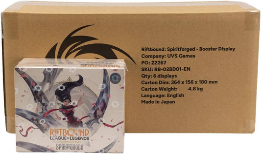 Riftbound:Spiritforged Booster Box Factory Sealed Case