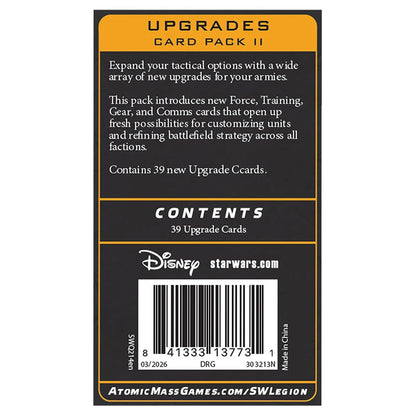 Star Wars Legion Upgrades Card Pack