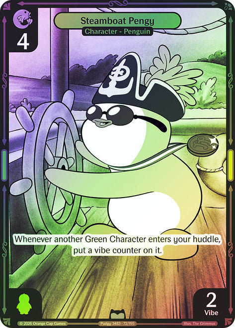 Steamboat Pengy #072 Uncommon Foil