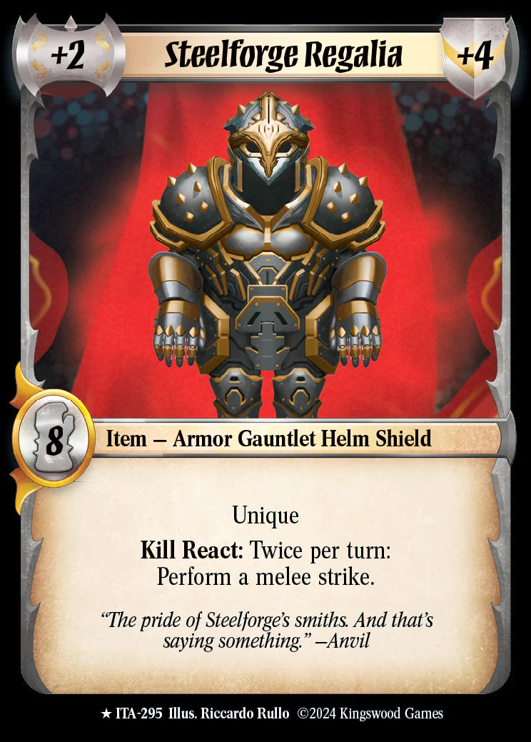 Steelforge Regalia ITA-295 Rare