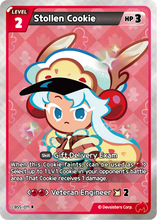 Stollen Cookie BS5_011 Red Rare
