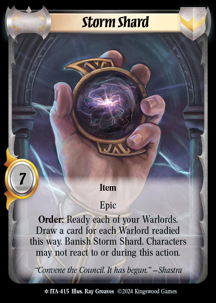 Storm Shard ITA-415 Extended Art Legendary