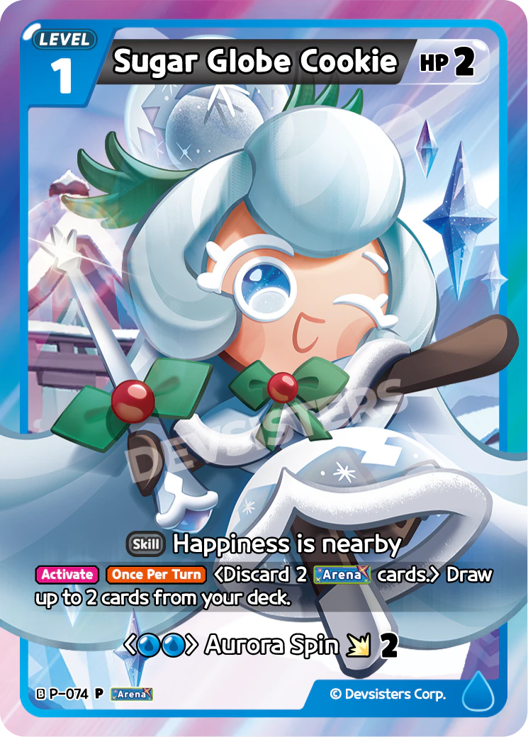 Sugar Globe Cookie P_074 Blue Promo