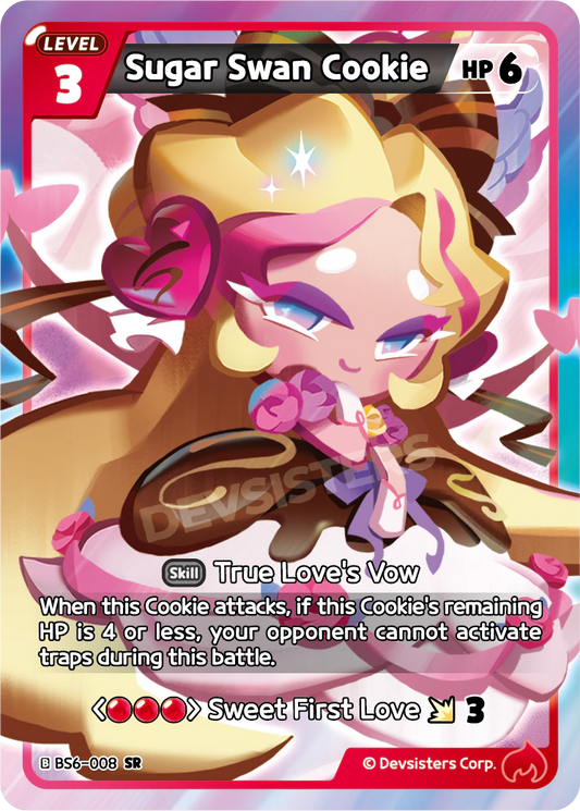 Sugar Swan Cookie BS6_008 Red SR