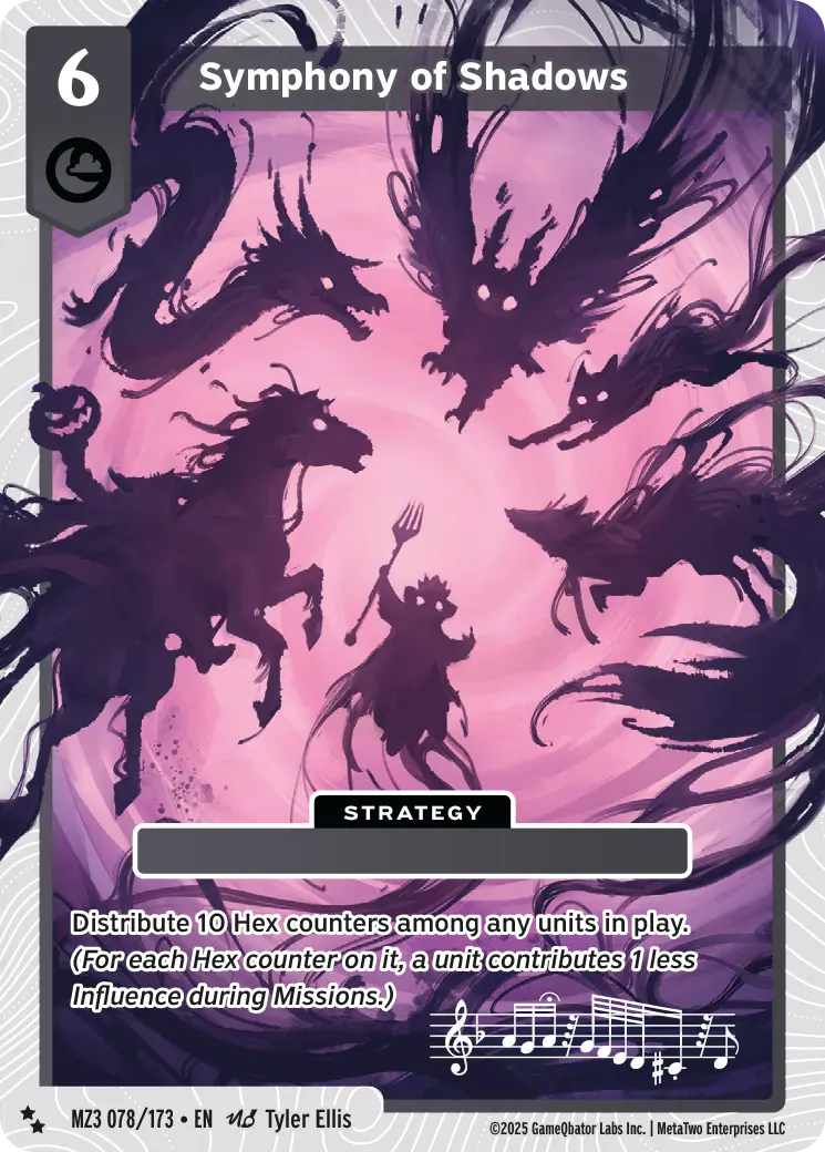 Symphony of Shadows MZ3_078 Super Rare