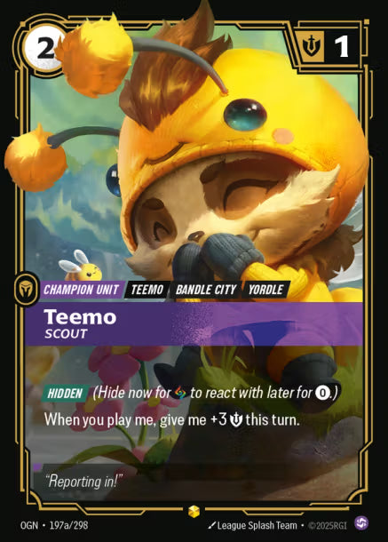 Teemo Scout OGN 197a-298 Showcase