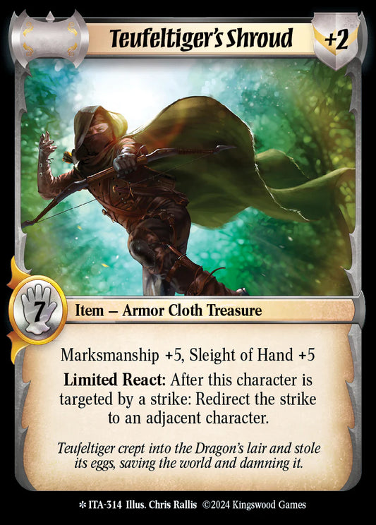 Teufeltiger's Shroud ITA-314 Legendary