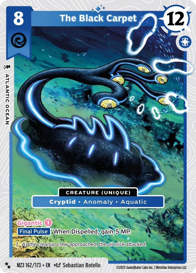 The Black Carpet MZ3_162 Super Rare