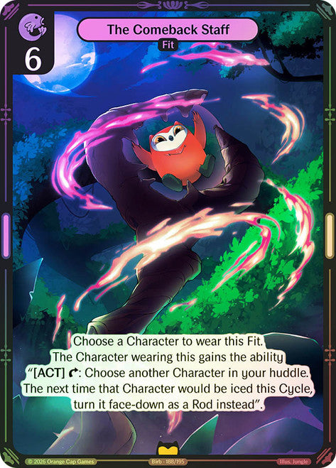 The Comeback Staff #188 Rare Foil