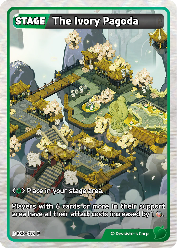 The Ivory Pagoda BS8-075 PROMO (GREEN)