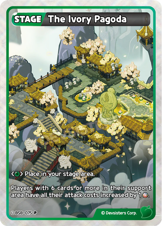 The Ivory Pagoda BS8-075 PROMO (GREEN)