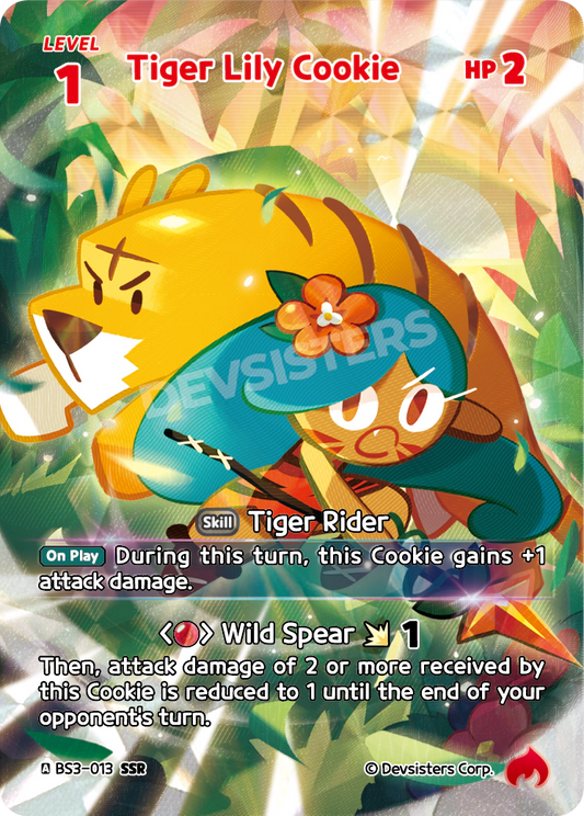 Tiger Lily Cookie BS3_013 SSR