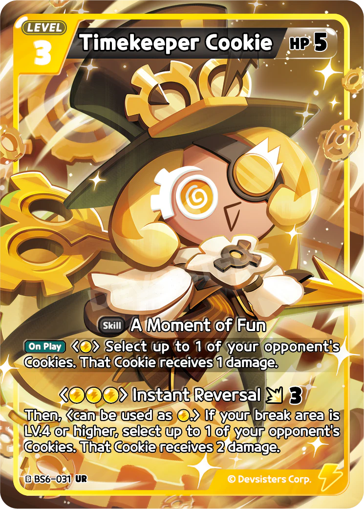 Timekeeper Cookie  BS6_031 Yellow UR