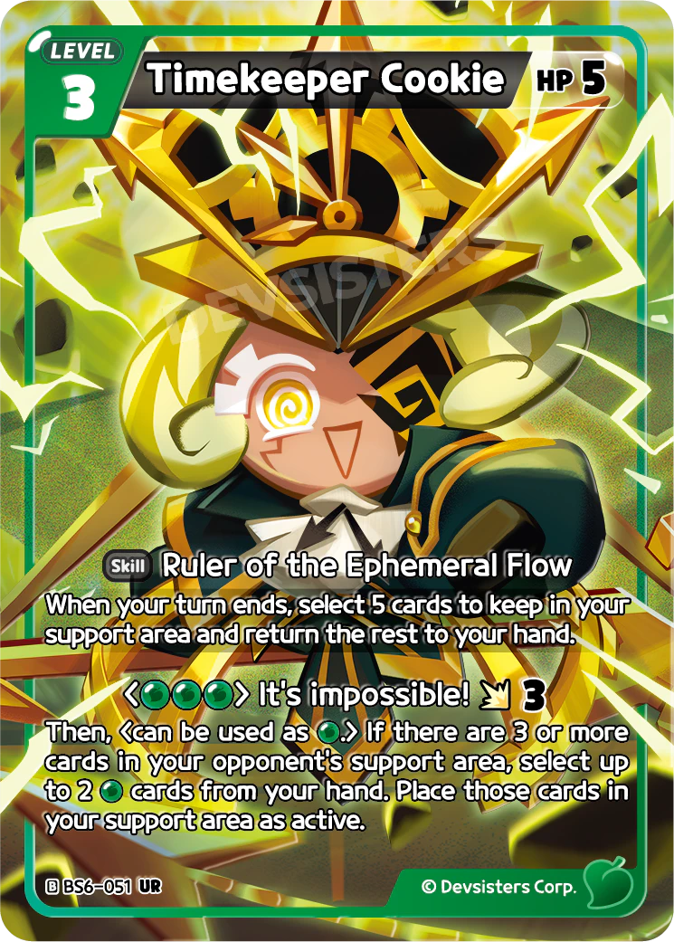 Timekeeper Cookie  BS6_051 Green UR