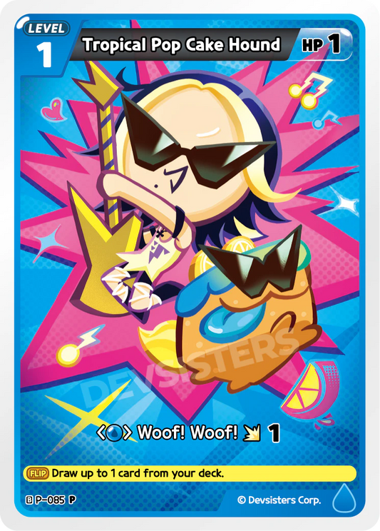 Tropical Pop Cake Hound P-085 PROMO (BLUE)
