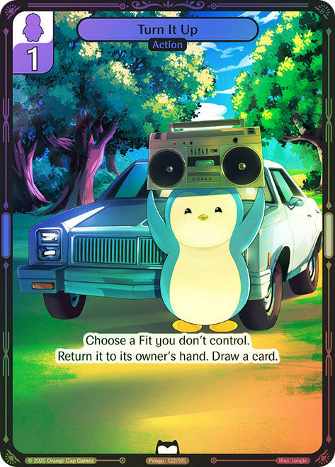 Turn It Up #122 Common Foil