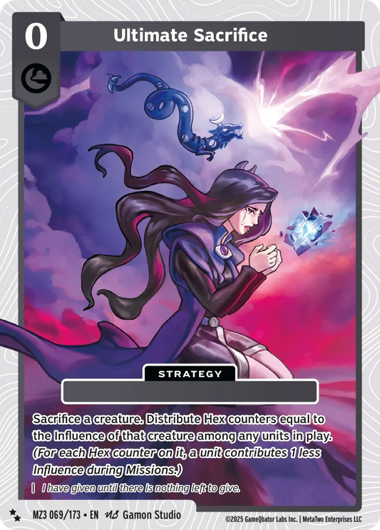 Ultimate Sacrifice MZ3_069 Super Rare