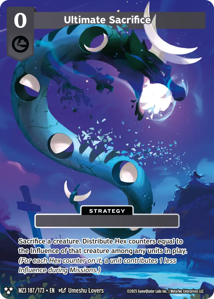 Ultimate Sacrifice MZ3_187 Alt Art