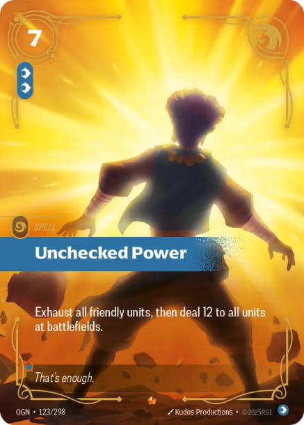 Unchecked Power OGN 123-298 Epic