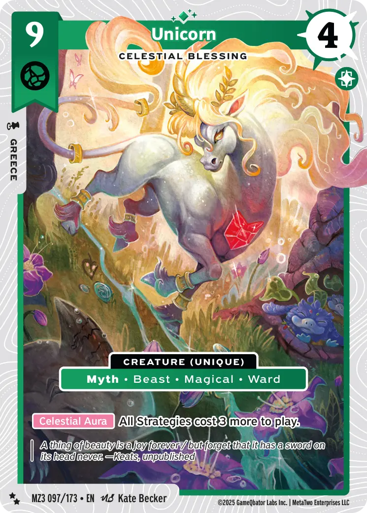 Unicorn MZ3_097 Super Rare